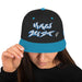 Black/ Teal