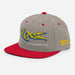 Heather Grey/ Red
