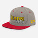 Heather Grey/ Red